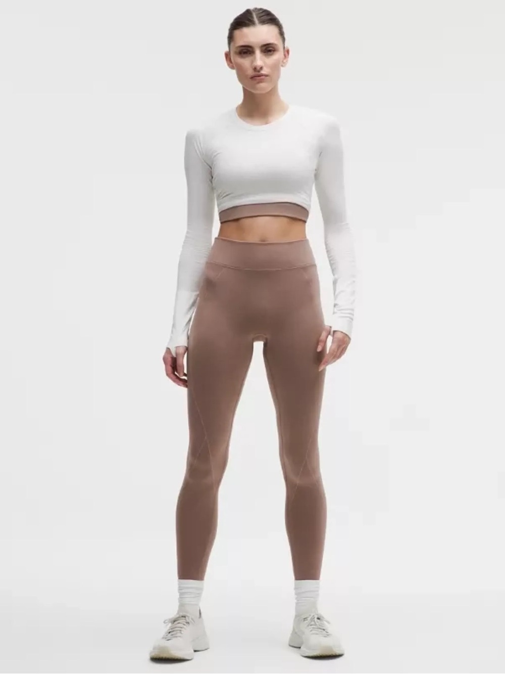 NWT Lululemon Get Low HR Training
Tight 25" twig ashen rose